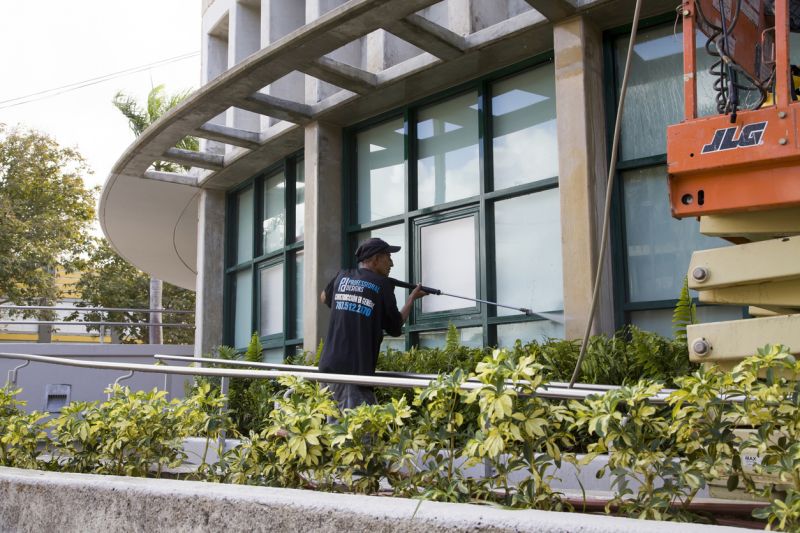 Professional Powerwashing in Action