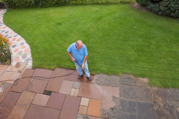 Pavers Pressure Washing in Granger