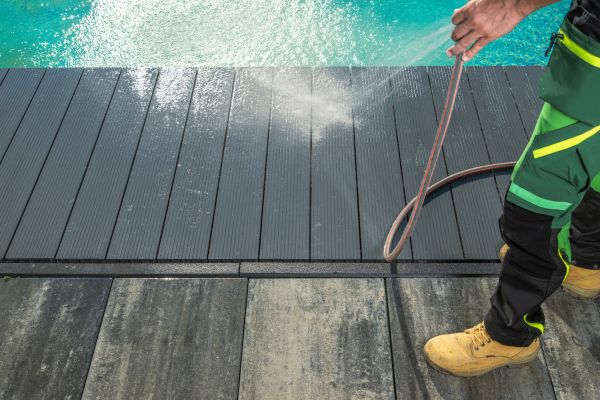 Pool Area Pressure Cleaning in Granger