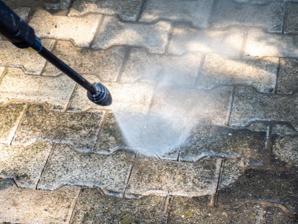Paver Pressure Washing in Granger