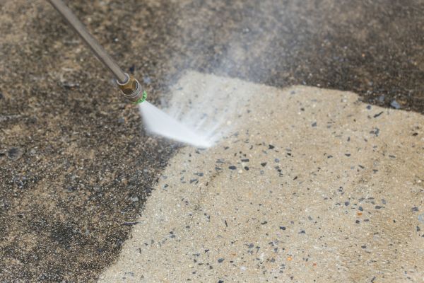 Deck Concrete Cleaning in Granger
